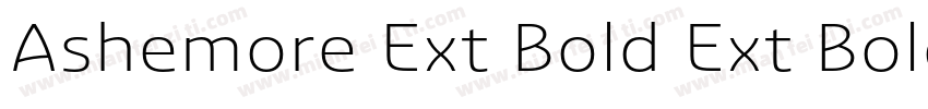 Ashemore Ext Bold Ext Bold字体转换